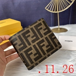 フェンディ風財布コピー 052 牛革+PVC素材